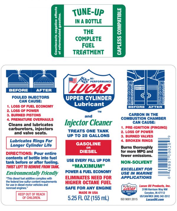 مکمل انژکتور شور چند کاره لوکاس Fuel Treatment